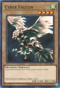 Cyber Falcon - Pharaoh's Servant (25th Anniversary Edition) (PSV-EN) #PSV-EN047 - Common / Short Print YuGiOh Trading Card