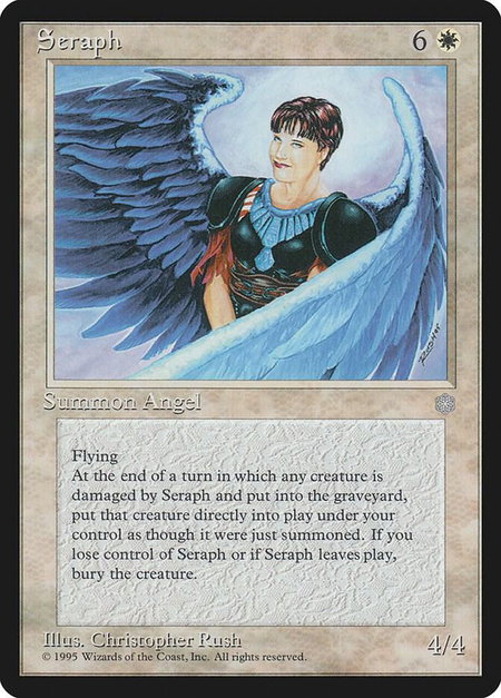 Seraph - Ice Age Magic: The Gathering trading card