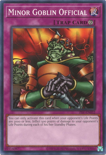 Minor Goblin Official - Pharaoh's Servant (25th Anniversary Edition) YuGiOh trading card