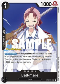 Bell-mere - Paramount War Pre-Release Cards (OP02 PRE) #OP02-112 - Uncommon One Piece Trading Card