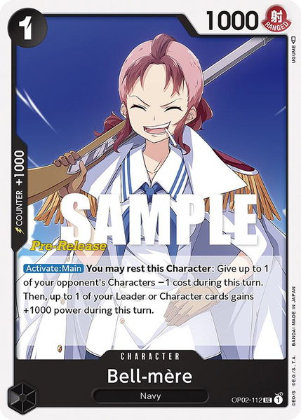 Bell-mere - Paramount War Pre-Release Cards One Piece trading card