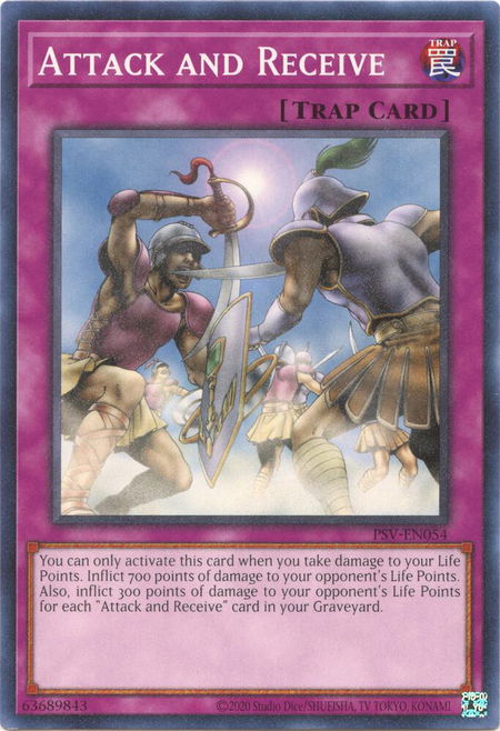 Attack and Receive - Pharaoh's Servant (25th Anniversary Edition) YuGiOh trading card