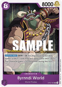 Byrnndi World - Paramount War Pre-Release Cards (OP02 PRE) #OP02-082 - Uncommon One Piece Trading Card