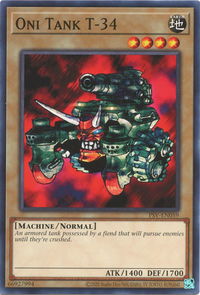 Oni Tank T-34 - Pharaoh's Servant (25th Anniversary Edition) (PSV-EN) #PSV-EN059 - Common / Short Print YuGiOh Trading Card