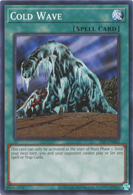 Cold Wave - Pharaoh's Servant (25th Anniversary Edition) YuGiOh trading card