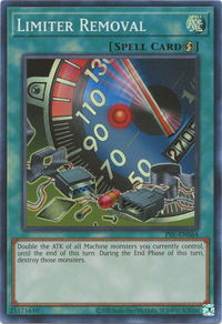 Limiter Removal - Pharaoh's Servant (25th Anniversary Edition) (PSV-EN) #PSV-EN064 - Super Rare YuGiOh Trading Card