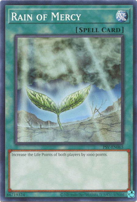 Rain of Mercy - Pharaoh's Servant (25th Anniversary Edition) YuGiOh trading card