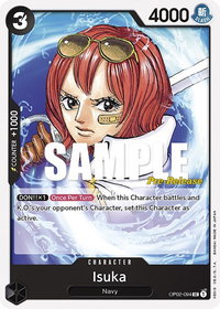 Isuka - Paramount War Pre-Release Cards (OP02 PRE) #OP02-094 - Uncommon One Piece Trading Card