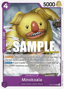 Minokoala - Paramount War Pre-Release Cards (OP02 PRE) #OP02-086 - Uncommon One Piece Trading Card