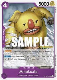 Minokoala - Paramount War Pre-Release Cards (OP02 PRE) #OP02-086 - Uncommon One Piece Trading Card