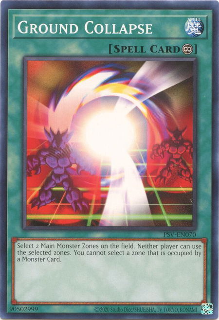 Ground Collapse - Pharaoh's Servant (25th Anniversary Edition) YuGiOh trading card