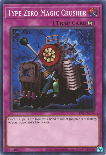 Type Zero Magic Crusher - Pharaoh's Servant (25th Anniversary Edition) YuGiOh trading card