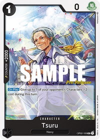 Tsuru - Paramount War Pre-Release Cards (OP02 PRE) #OP02-106 - Uncommon One Piece Trading Card