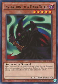 Invitation to a Dark Sleep - Pharaoh's Servant (25th Anniversary Edition) (PSV-EN) #PSV-EN082 - Common / Short Print YuGiOh Trading Card