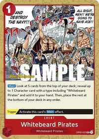 Whitebeard Pirates - Paramount War Pre-Release Cards (OP02 PRE) #OP02-022 - Uncommon One Piece Trading Card