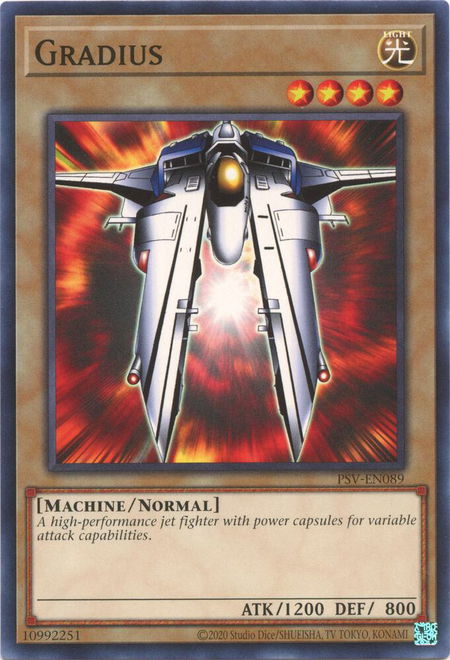 Gradius - Pharaoh's Servant (25th Anniversary Edition) YuGiOh trading card