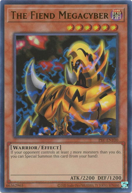 The Fiend Megacyber - Pharaoh's Servant (25th Anniversary Edition) YuGiOh trading card
