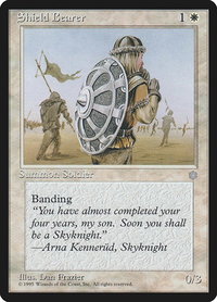 Shield Bearer - Ice Age (ICE) #52 - Common Magic: The Gathering Trading Card