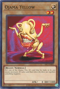Ojama Yellow - Invasion of Chaos (25th Anniversary Edition) (IOC-EN) #IOC-EN001 - Common / Short Print YuGiOh Trading Card