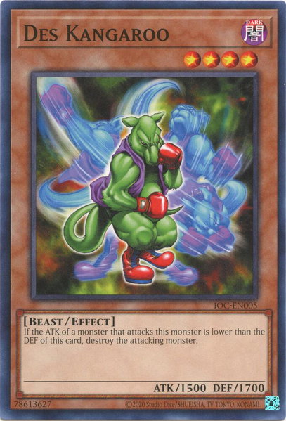 Des Kangaroo - Invasion of Chaos (25th Anniversary Edition) YuGiOh trading card