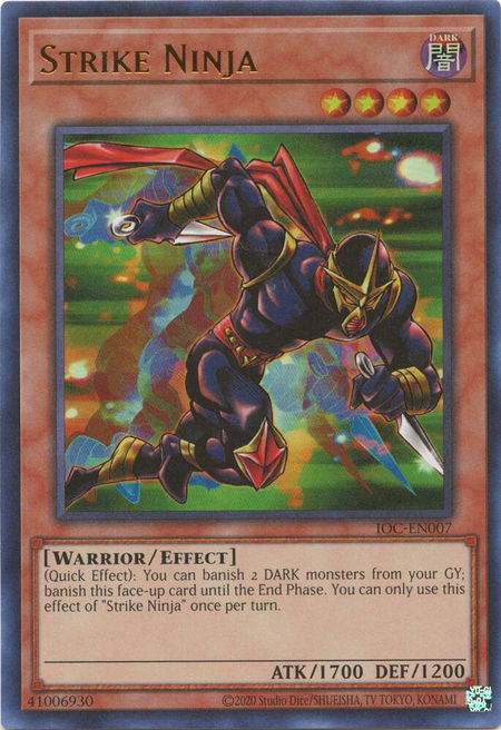 Strike Ninja - Invasion of Chaos (25th Anniversary Edition) YuGiOh trading card