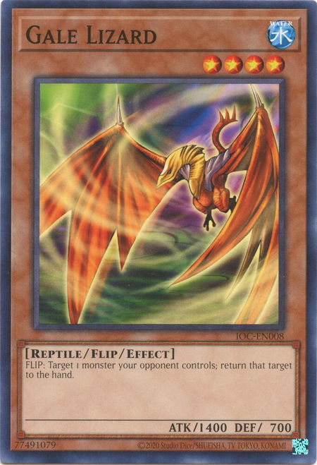 Gale Lizard - Invasion of Chaos (25th Anniversary Edition) YuGiOh trading card