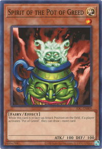 Spirit of the Pot of Greed - Invasion of Chaos (25th Anniversary Edition) (IOC-EN) #IOC-EN009 - Common / Short Print YuGiOh Trading Card