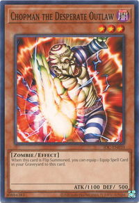 Chopman the Desperate Outlaw - Invasion of Chaos (25th Anniversary Edition) (IOC-EN) #IOC-EN010 - Common / Short Print YuGiOh Trading Card