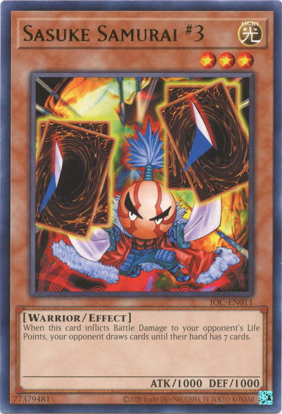 Sasuke Samurai #3 - Invasion of Chaos (25th Anniversary Edition) YuGiOh trading card