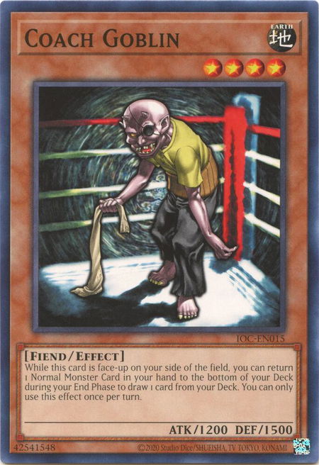 Coach Goblin - Invasion of Chaos (25th Anniversary Edition) YuGiOh trading card