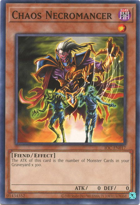 Chaos Necromancer - Invasion of Chaos (25th Anniversary Edition) YuGiOh trading card