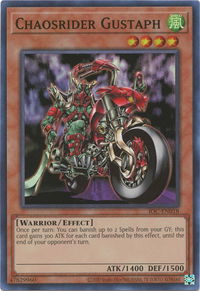 Chaosrider Gustaph - Invasion of Chaos (25th Anniversary Edition) (IOC-EN) #IOC-EN018 - Super Rare YuGiOh Trading Card