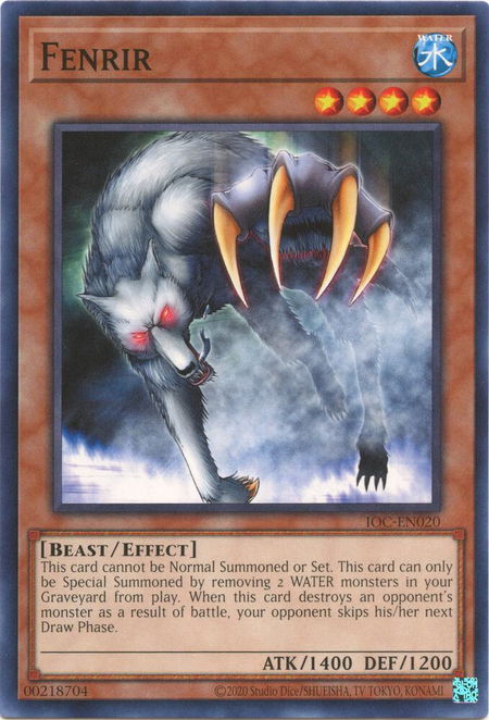 Fenrir - Invasion of Chaos (25th Anniversary Edition) YuGiOh trading card
