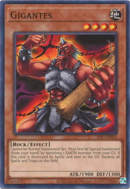 Gigantes - Invasion of Chaos (25th Anniversary Edition) YuGiOh trading card