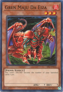 Gren Maju Da Eiza - Invasion of Chaos (25th Anniversary Edition) (IOC-EN) #IOC-EN024 - Common / Short Print YuGiOh Trading Card