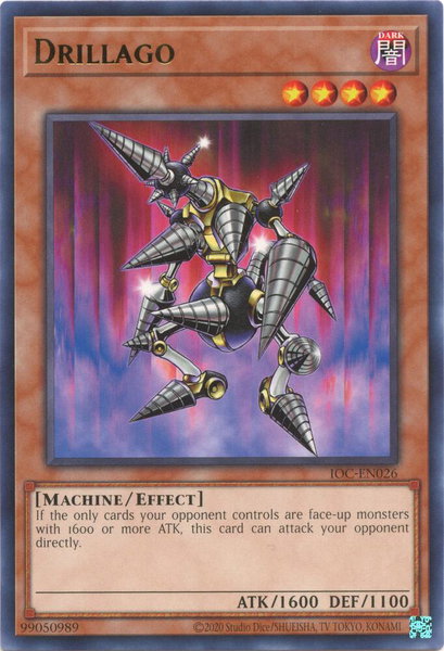 Drillago - Invasion of Chaos (25th Anniversary Edition) YuGiOh trading card