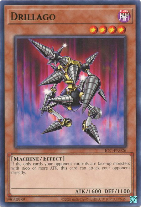 Drillago - Invasion of Chaos (25th Anniversary Edition) YuGiOh trading card