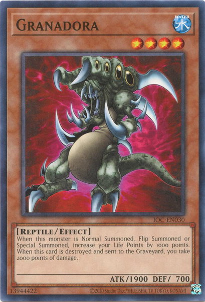 Granadora - Invasion of Chaos (25th Anniversary Edition) YuGiOh trading card