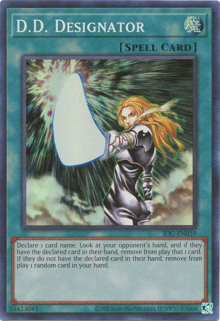 D.D. Designator - Invasion of Chaos (25th Anniversary Edition) YuGiOh trading card