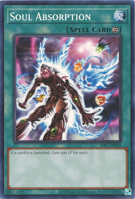 Soul Absorption - Invasion of Chaos (25th Anniversary Edition) YuGiOh trading card