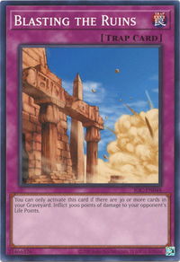 Blasting the Ruins - Invasion of Chaos (25th Anniversary Edition) (IOC-EN) #IOC-EN048 - Common / Short Print YuGiOh Trading Card
