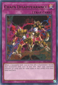Chain Disappearance - Invasion of Chaos (25th Anniversary Edition) (IOC-EN) #IOC-EN052 - Rare YuGiOh Trading Card