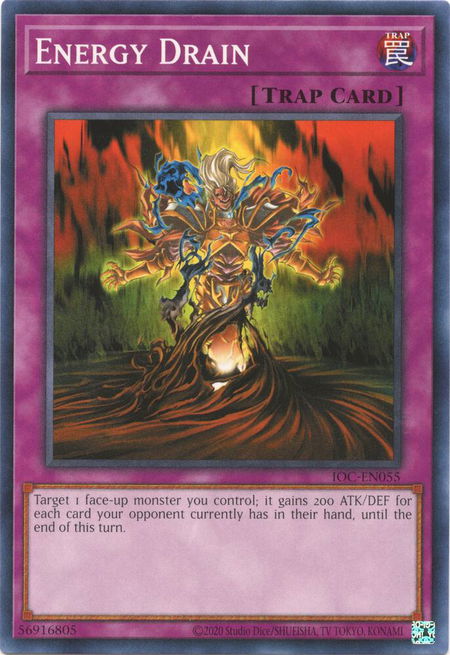 Energy Drain - Invasion of Chaos (25th Anniversary Edition) YuGiOh trading card