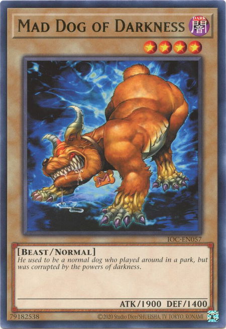 Mad Dog of Darkness - Invasion of Chaos (25th Anniversary Edition) YuGiOh trading card