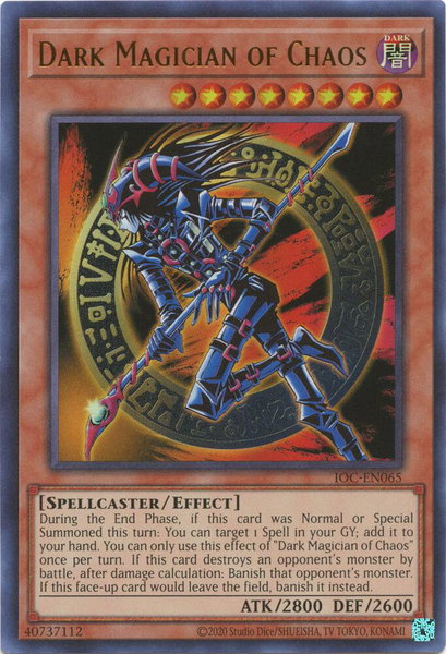 Dark Magician of Chaos - Invasion of Chaos (25th Anniversary Edition) YuGiOh trading card
