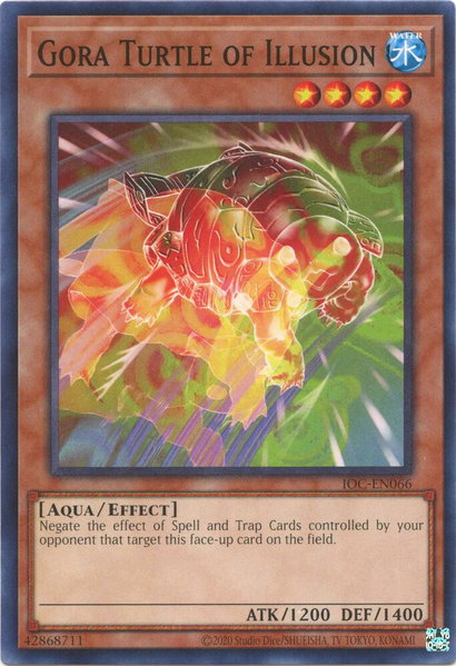 Gora Turtle of Illusion - Invasion of Chaos (25th Anniversary Edition) YuGiOh trading card