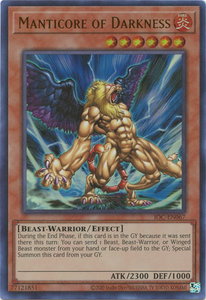 Manticore of Darkness - Invasion of Chaos (25th Anniversary Edition) (IOC-EN) #IOC-EN067 - Ultra Rare YuGiOh Trading Card