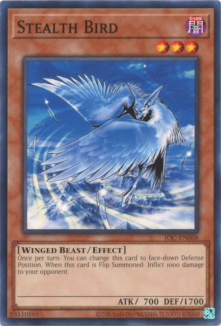 Stealth Bird - Invasion of Chaos (25th Anniversary Edition) YuGiOh trading card
