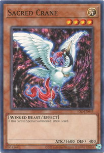 Sacred Crane - Invasion of Chaos (25th Anniversary Edition) (IOC-EN) #IOC-EN069 - Common / Short Print YuGiOh Trading Card