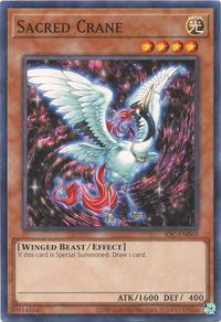 Sacred Crane - Invasion of Chaos (25th Anniversary Edition) (IOC-EN) #IOC-EN069 - Common / Short Print YuGiOh Trading Card